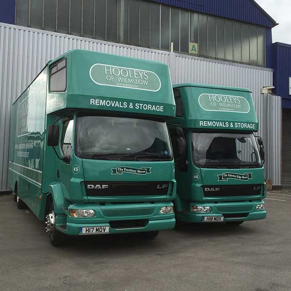 Hooleys Removal Company Wilmslow
